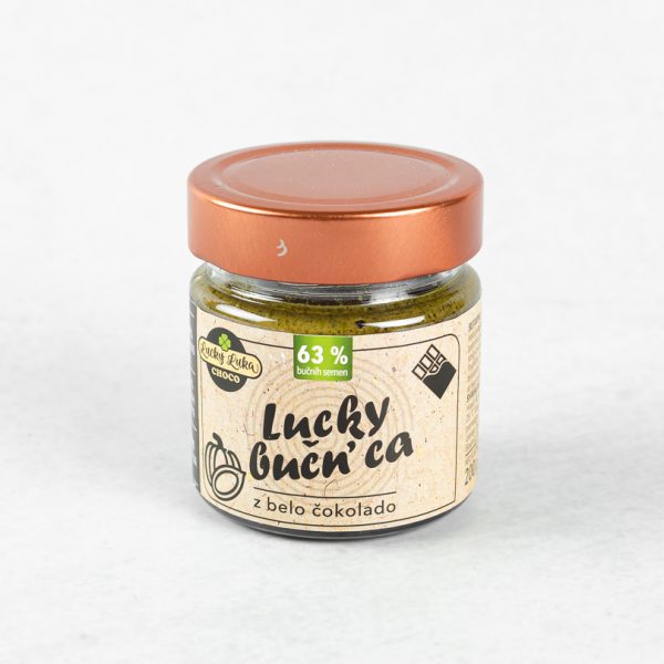 Bučnica z belo čokolado, Lucky Luka Choco (200 g)
