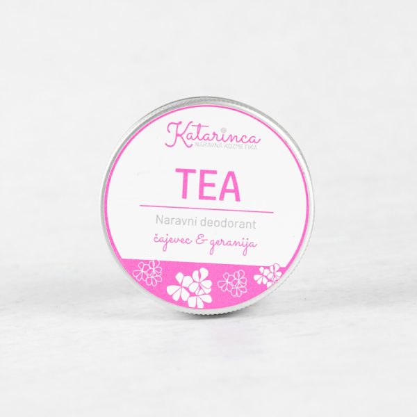 Tea naravni deodorant čajevec & geranija Katarinca (1 kos)